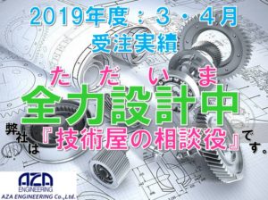 2020年3・4月の受注実績