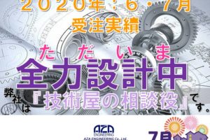 2020年6・7月の受注実績