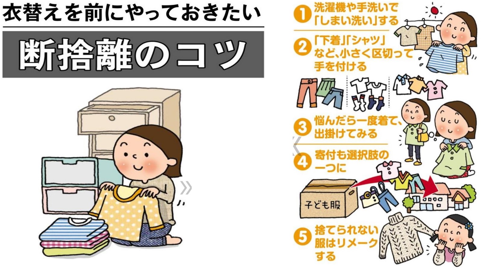 秋の衣替え前に断捨離！衣類整理のコツとオススメ処分方法