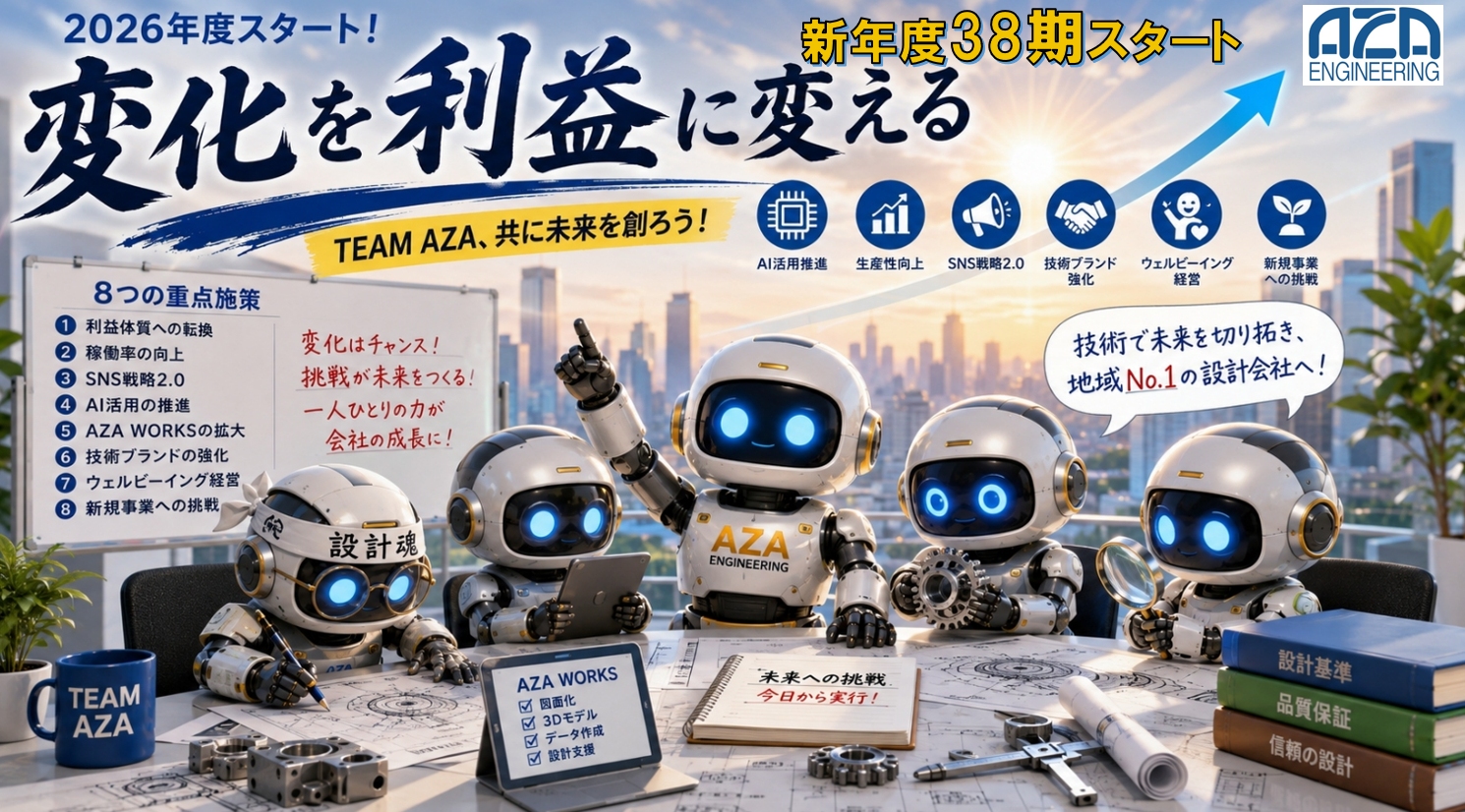 変貌する労働と社会システム 会社は「変化」で成長する。Team AZAの新年度が始まります！(2054号